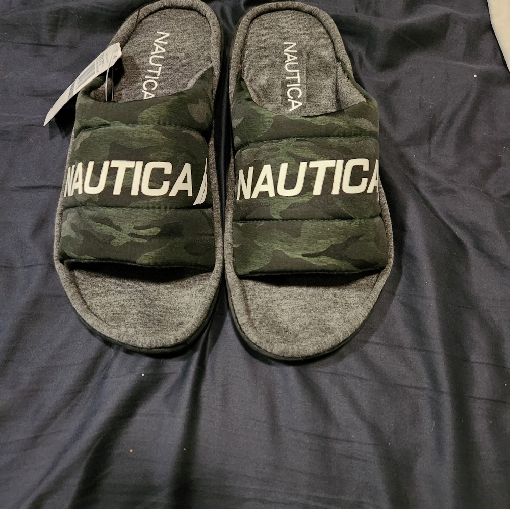 Nautica Slide Slippers Men's Camo